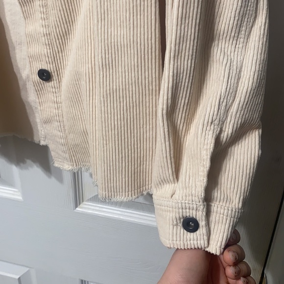 Zara Corduroy Crop Jacket - Picture 6 of 8